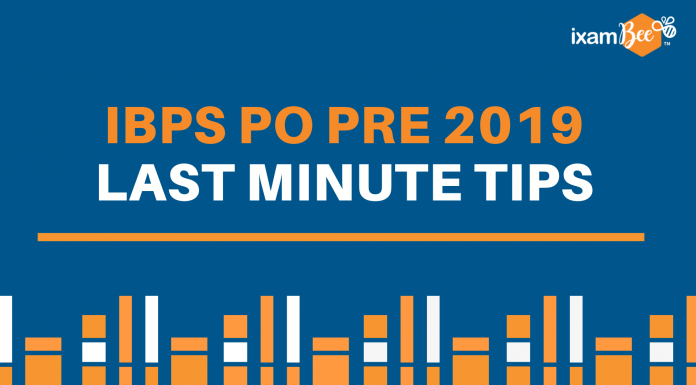 IBPS PO Prelims Last Minute Preparation Tips