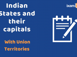 Indian states and capitals