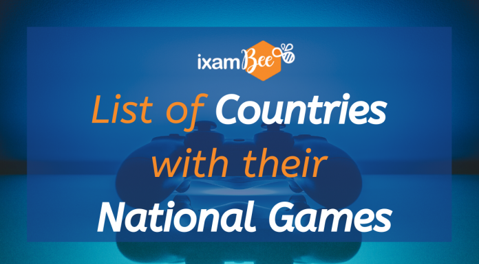 List of Countries with their National Games