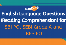 English Comprehension