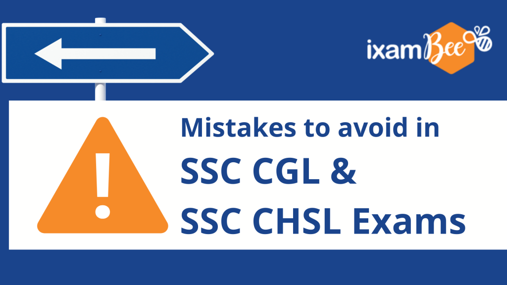 Mistakes to avoid in SSC Exams