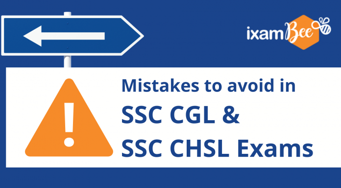 Mistakes to avoid in SSC Exams