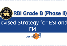 RBI Grade B 2021 ESI and FM