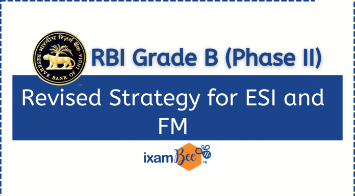 RBI Grade B 2021 ESI and FM