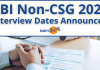 RBI Non-CSG 2020-21 Interview Dates