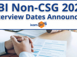 RBI Non-CSG 2020-21 Interview Dates
