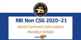 RBI Non CSG