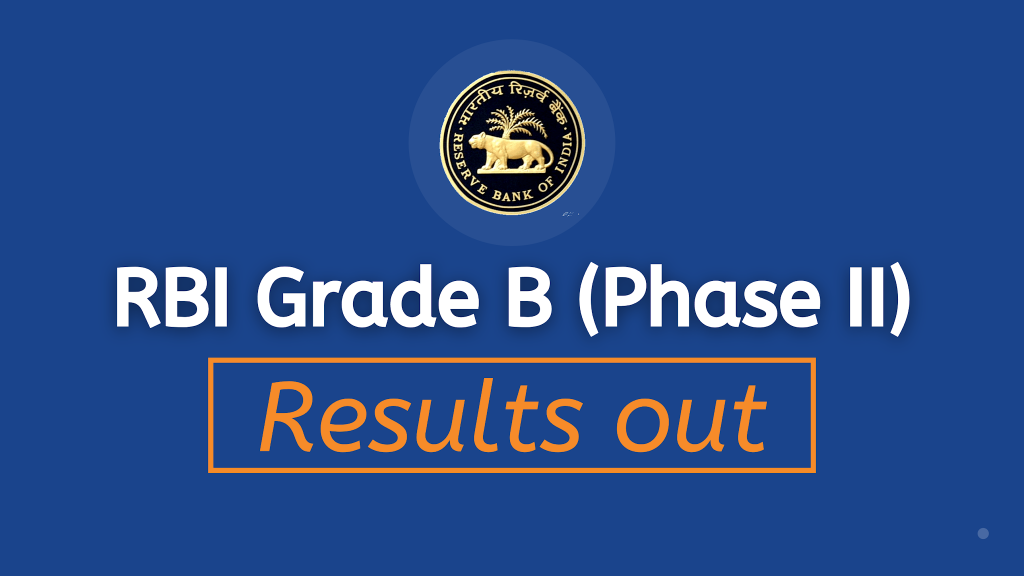 RBI Grade B result 2021