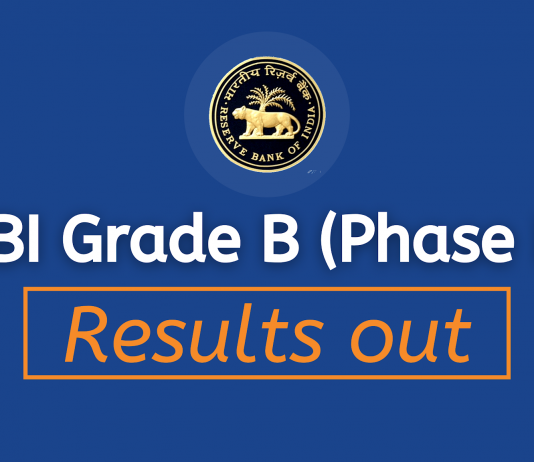 RBI Grade B result 2021