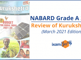NABARD Grade A: Kurushetra Magazine.