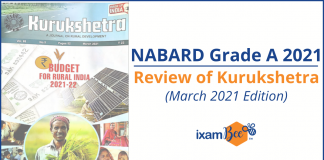 NABARD Grade A: Kurushetra Magazine.