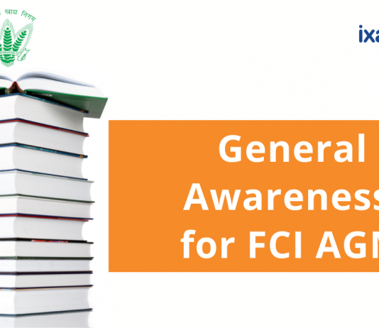General Awareness for FCI AGM Exam 2021. How to Prepare?