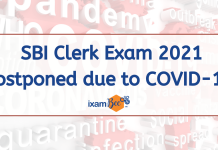 SBI Clerk Exam 2021 Postponed due to COVID-19