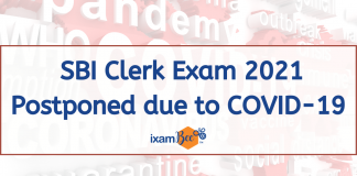 SBI Clerk Exam 2021 Postponed due to COVID-19
