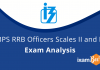 IBPS RRB 2020 Officer Scale 2 and 3 Exam Analysis.