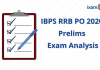 IBPS RRB PO 2020 Prelims Exam Analysis.