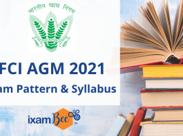 FCI AGM 2021: Exam Pattern and Syllabus.