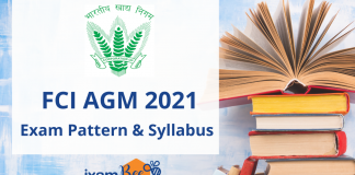 FCI AGM 2021: Exam Pattern and Syllabus.