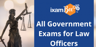 All Government Exams for Law Officers.