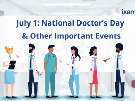 July 1: National Doctor’s Day and Other Important Events- National CA Day, GST Day.