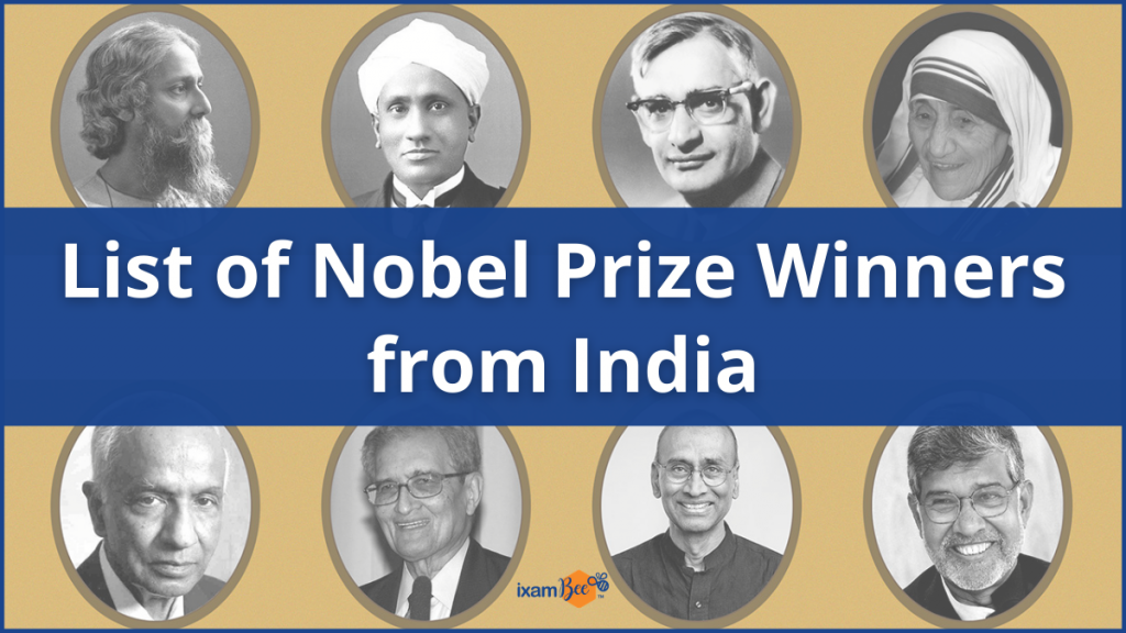 List of Nobel Prize Winners from India. Trivia and More.