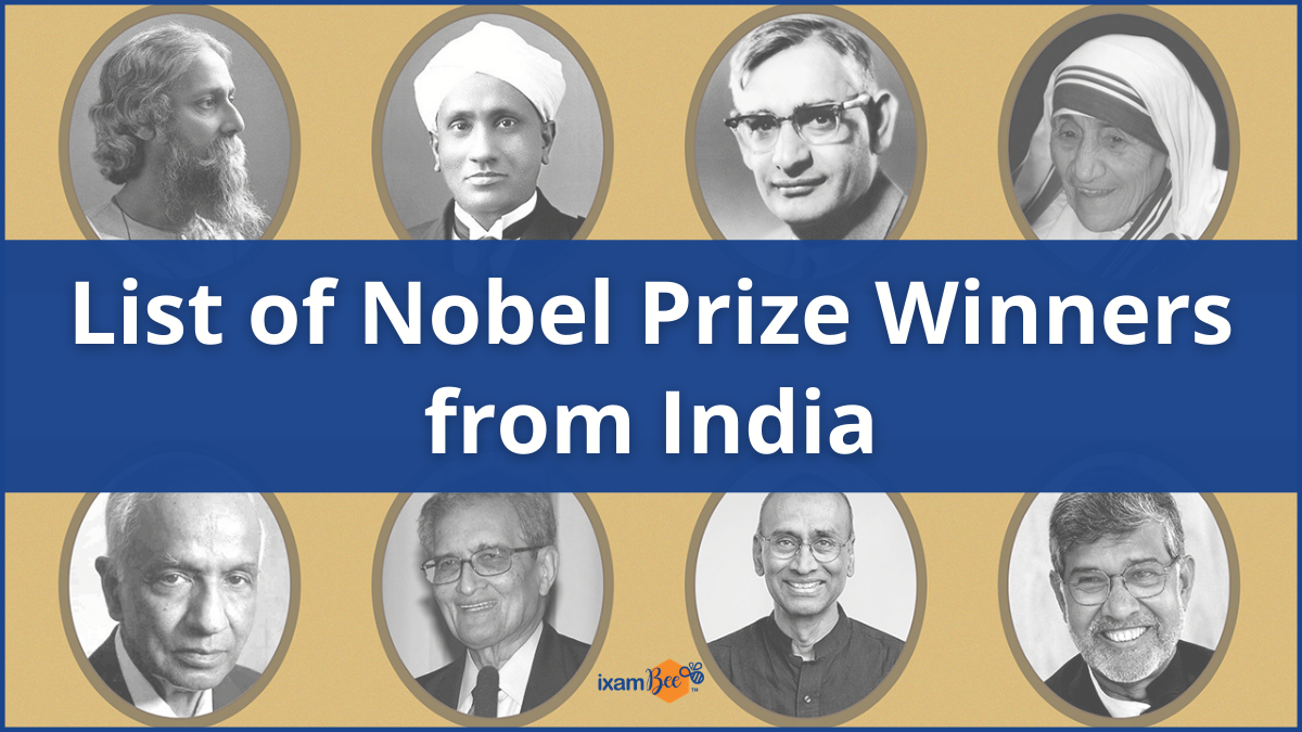 List of Nobel Prize Winners from India Trivia and More.