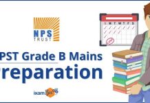 NPS Grade B Mains Preparation