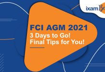 FCI AGM 2021: Last Minute Tips. Preparation Tips- Dos and Don'ts.