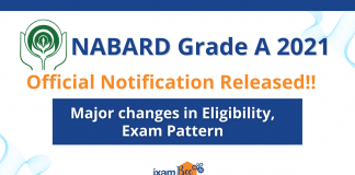 NABARD Grade A 2021 Official Notification Released!