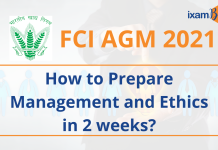 FCI AGM 2021: Management and Ethics Syllabus and Strategy.