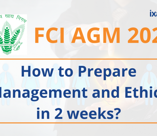 FCI AGM 2021: Management and Ethics Syllabus and Strategy.