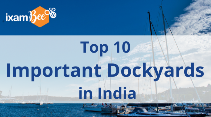 Important Dockyards in India.