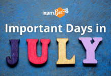 Important Days in July.