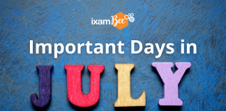 Important Days in July.