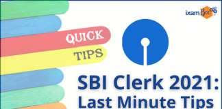 SBI Clerk Pre Tips