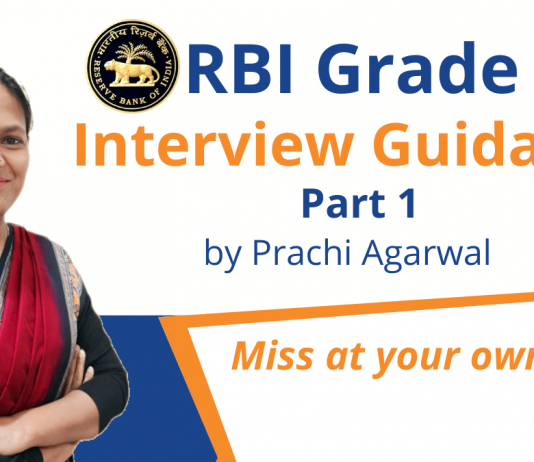 Ace RBI Grade B Interview with Prachi Agarwal - Part 1.