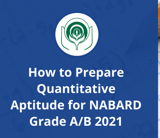 How to Prepare Quantitative Aptitude for NABARD Grade A/B 2021