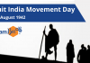 Quit India Movement Day