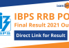 IBPS RRB PO Final Result 2021