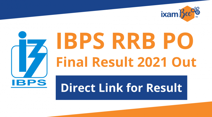 IBPS RRB PO Final Result 2021