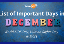 Important Days of December
