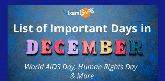 Important Days of December