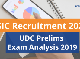 ESIC Recruitment 2021: UDC Prelims Exam Analysis 2019