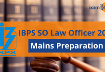 IBPS SO Law Officer 2021: Mains Preparation