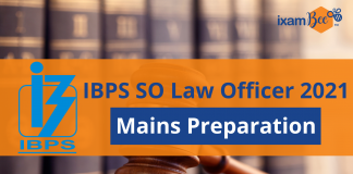 IBPS SO Law Officer 2021: Mains Preparation