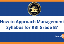 How to Prepare Management for RBI Grade B?