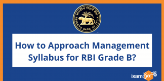 How to Prepare Management for RBI Grade B?