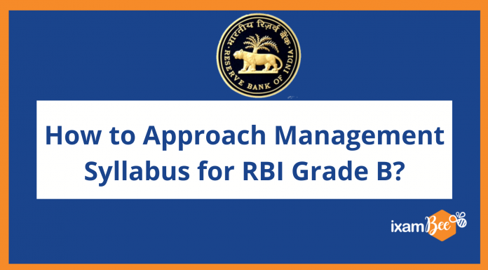 How to Prepare Management for RBI Grade B?