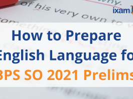 IBPS SO Prelims 2021