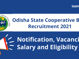 Odisha State Cooperative Bank Recruitment 2021